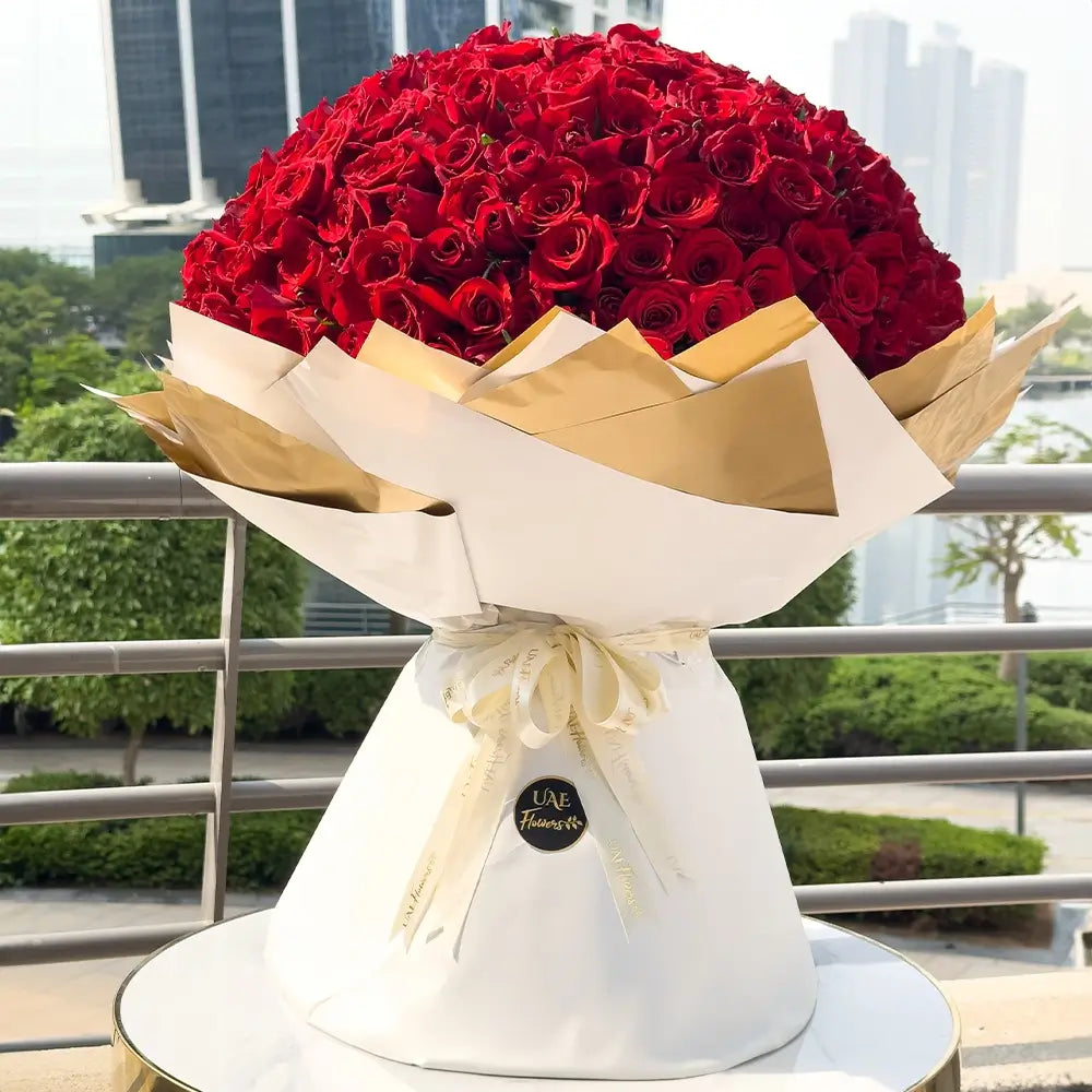 Passionate 18 Roses Arrangement