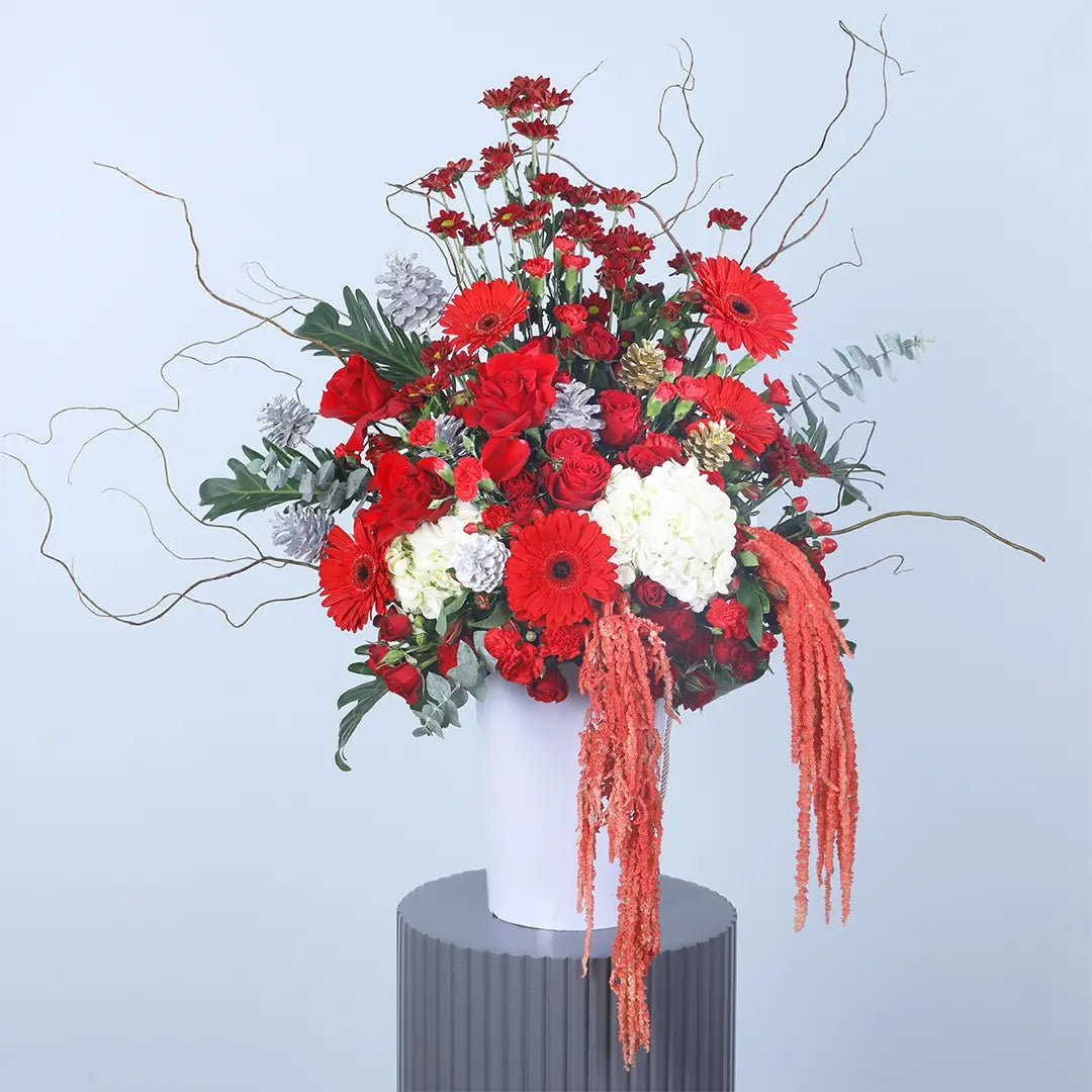 Passionate Red Floral Arrangement